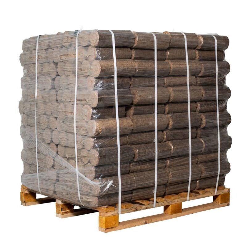 Briquetes de madeira nobre Nestro roble Palé 960 kg
