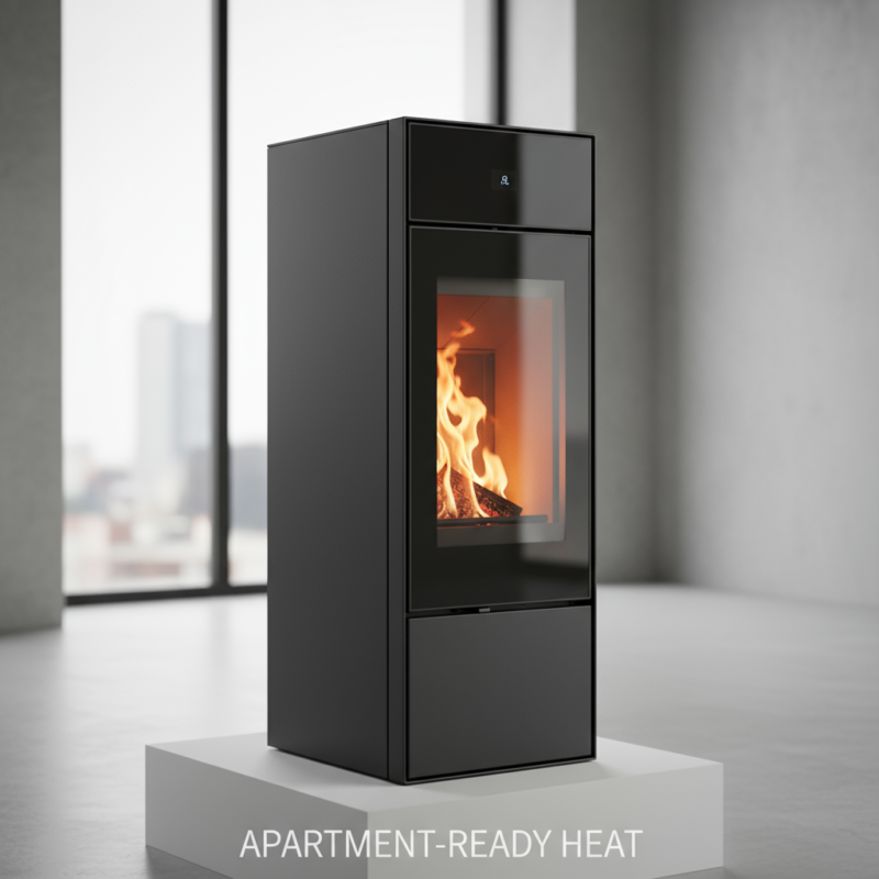 Fogão a pellets 8 kW Aire – Compacta