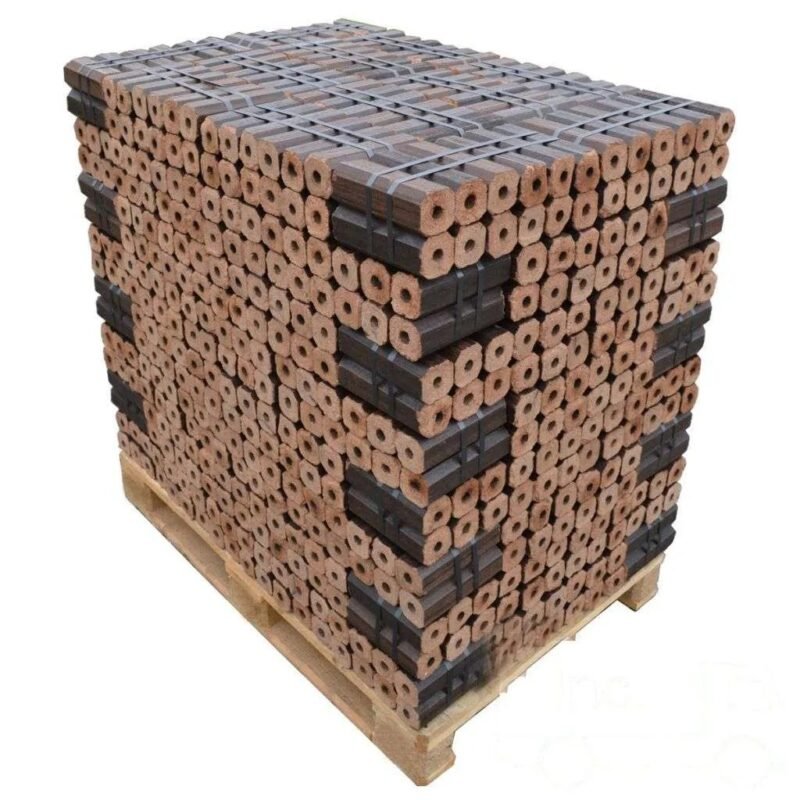 Briquetes de Madeira Pini-Kay – 100% Fibra Limpa